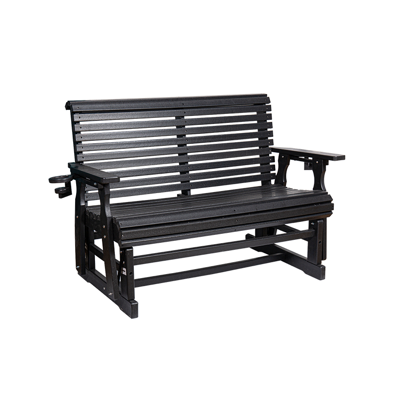 Säänkestävä HDPE Outdoor Patio Glider -tuoli