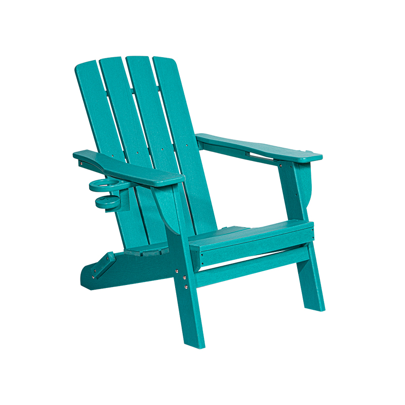 Lake Blue Pieni HDPE Adirondack-tuoli ruostumattomasta teräksestä